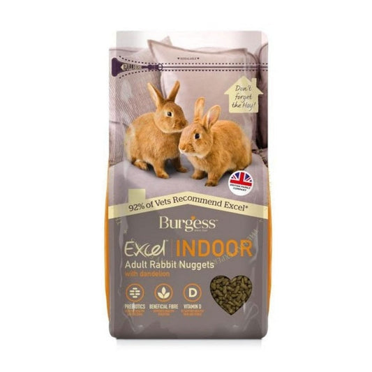 Burgess Excel Indoor Nutritious Nuggets for Rabbits 1.5kg