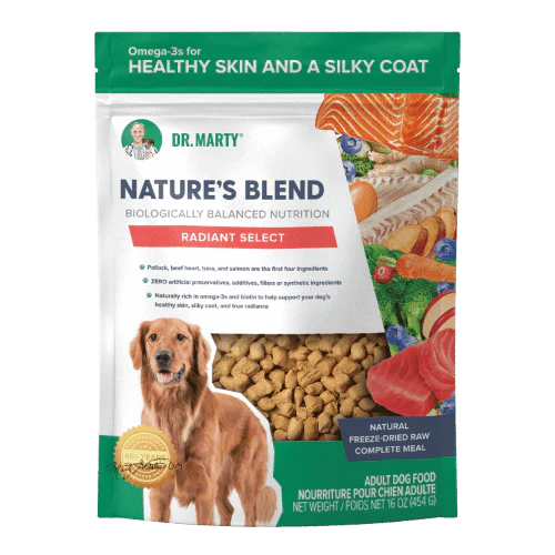 Dr. Marty Nature's Blend Radiant Select Freeze-Dried Dog Food