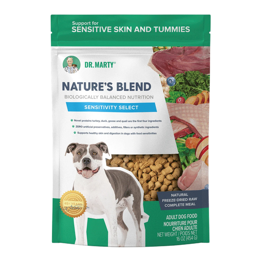 Dr. Marty Nature's Blend Sensitivity Select Freeze-Dried Dog Food